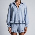 Limited Silva Ruffle Shirt & Shorts Set