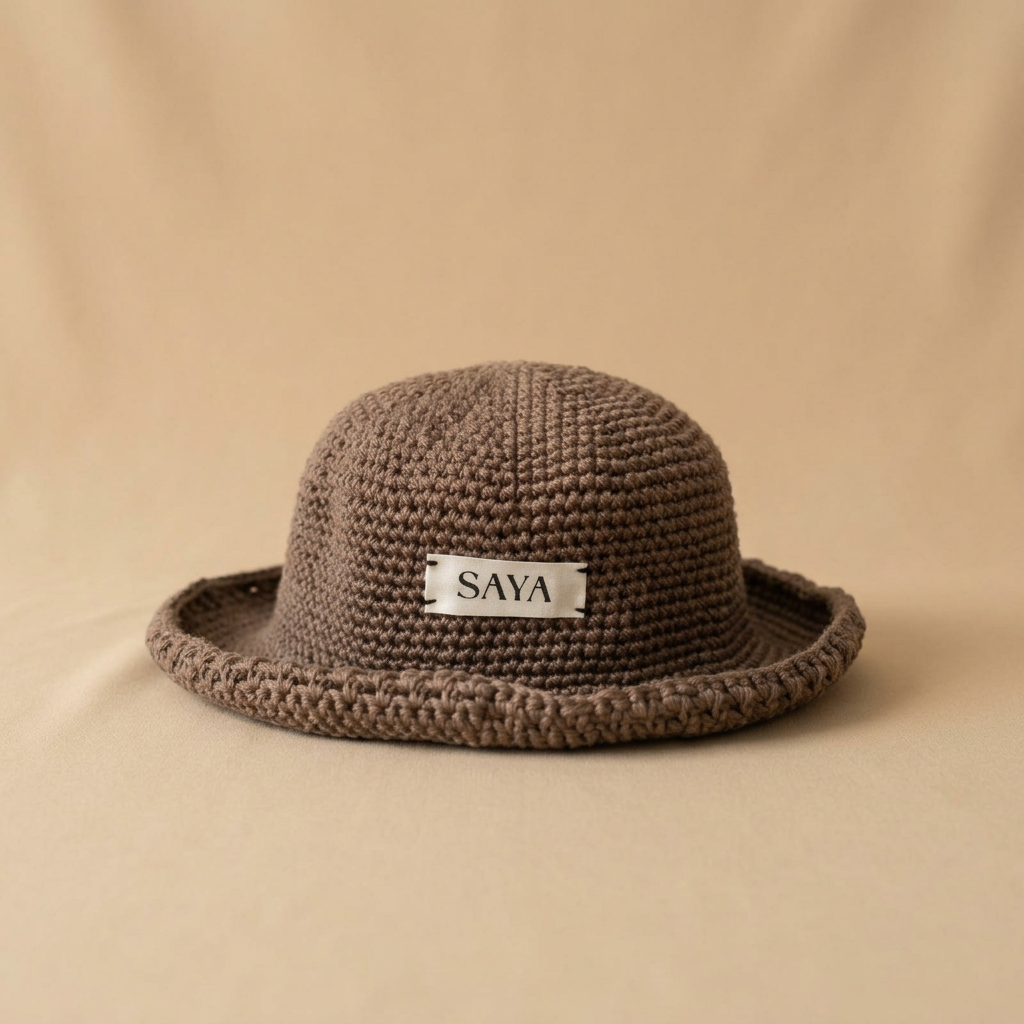Hand-Crochet Cotton Bucket Hat