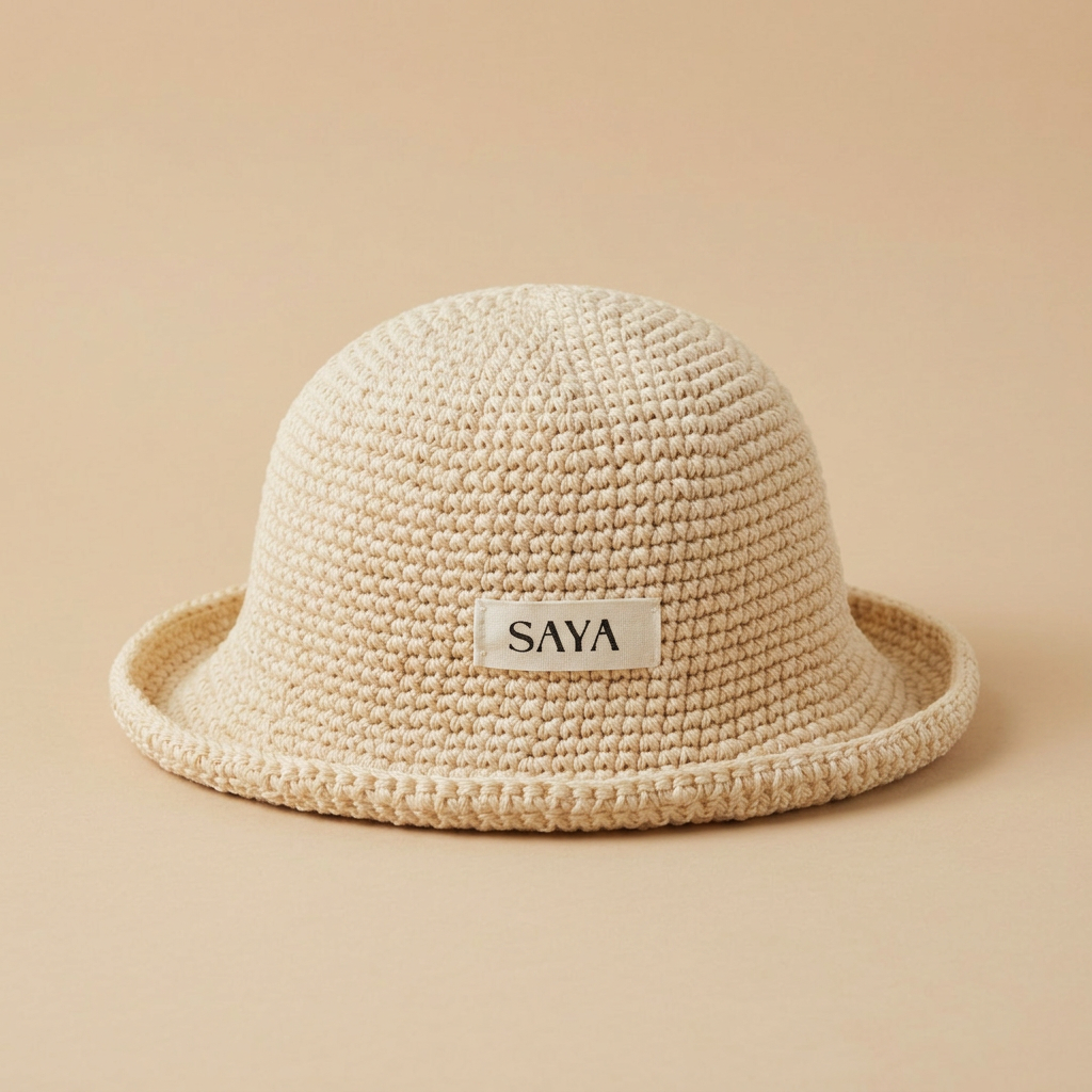 Hand-Crochet Bucket Hat