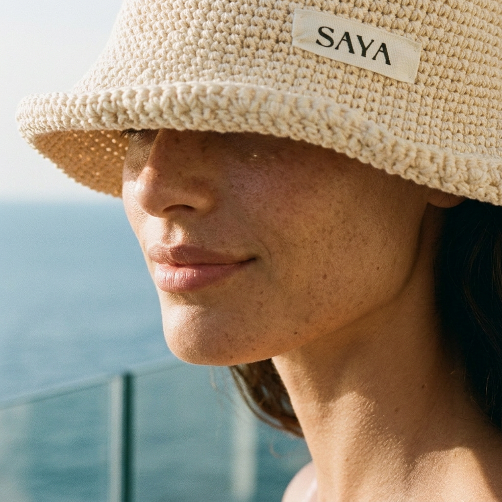 Hand-Crochet Cotton Bucket Hat
