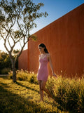 Aicha Knit Dress – Shell Pink