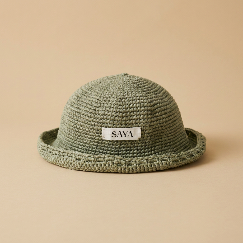 Hand-Crochet Bucket Hat
